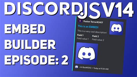 discord.js embed|embed builder discord js.